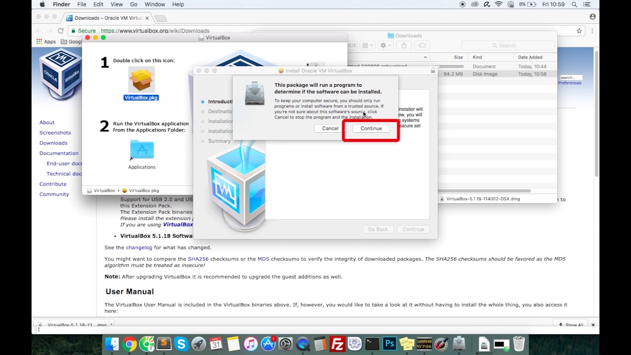 mac os x iso download for virtualbox